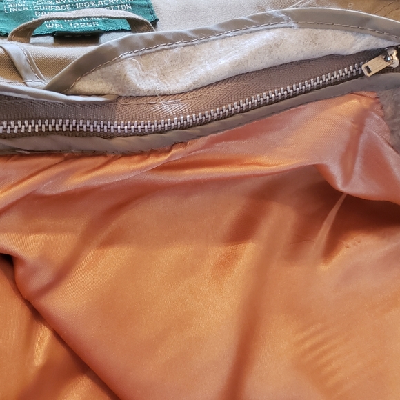 Hill & Archer 42R vintage preppy khaki tan mens lined wintet rain trench coat - Picture 2 of 12